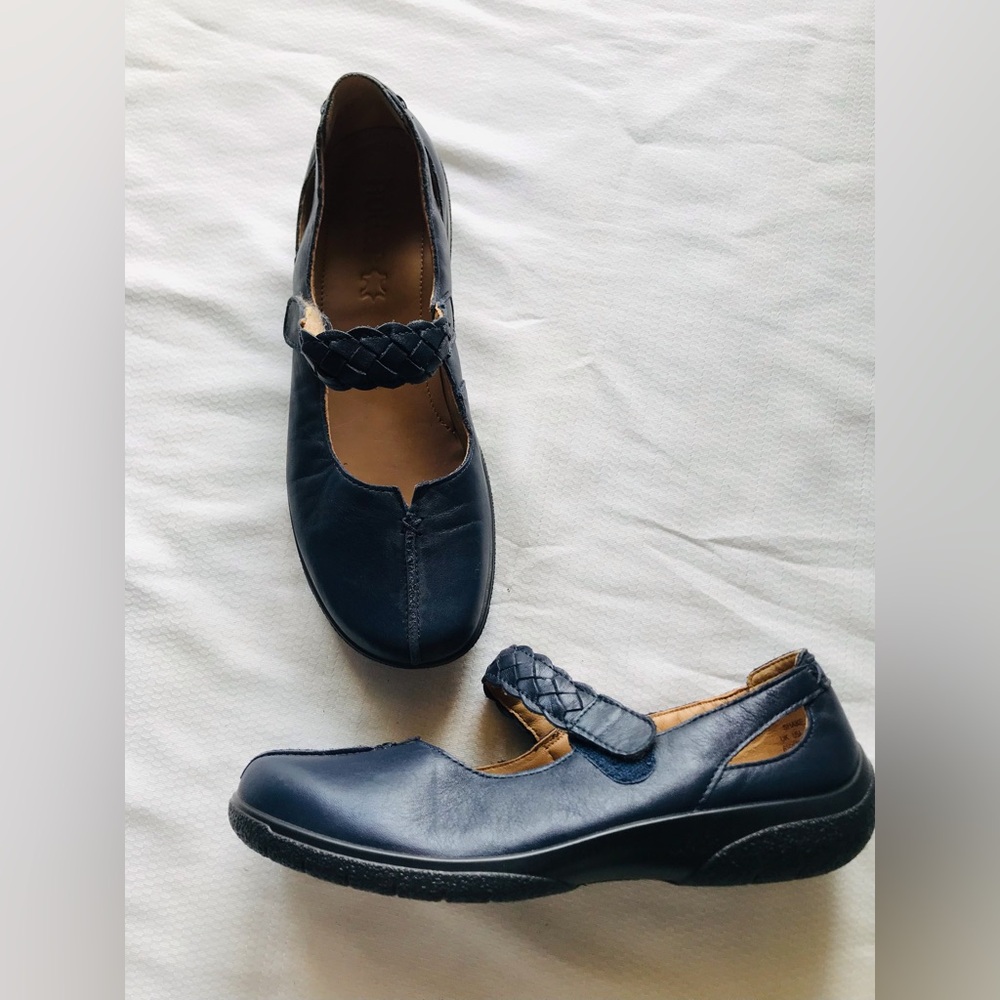 Hotter Women's Navy Leather Shoes‎